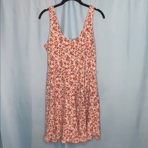 floral sleeveless dress, plus size